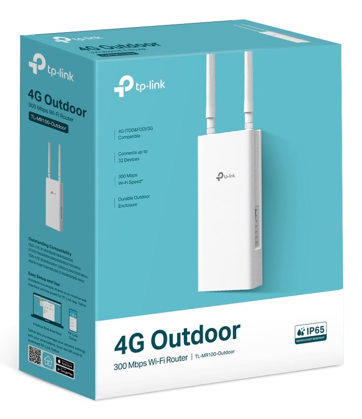 Router TP-LINK TL-MR100-OUTDOOR (4g, 2.4 ghz, fast ethernet, bijeli)-3