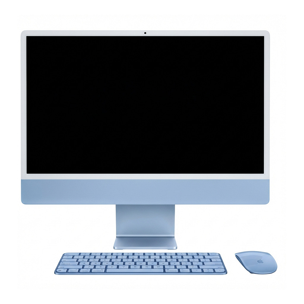 iMac APPLE 24" M4 (4.5k retina, 16gb, 256gb ssd, gigabit ethernet, njemačka tipkovnica, plavi) Z1E5-0