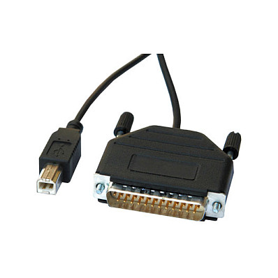 Kabel ROLINE Konverter 25Pol Sub-D na USB Typ-B (1,8m)-0