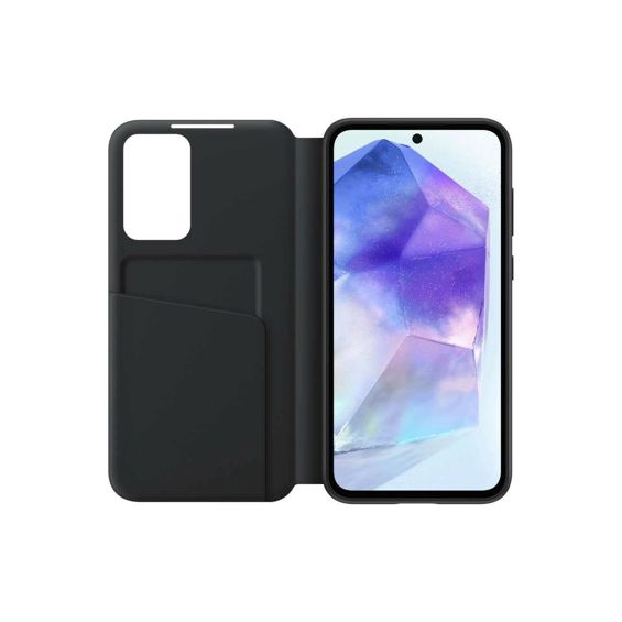 Maska za mobitel SAMSUNG EF-ZA556CBEGWW A55 5G A556 crna Smart View-1