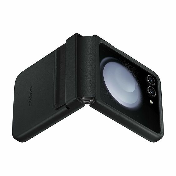 Maska za mobitel SAMSUNG Leather Case Eco Galaxy Z Flip 5 black-1