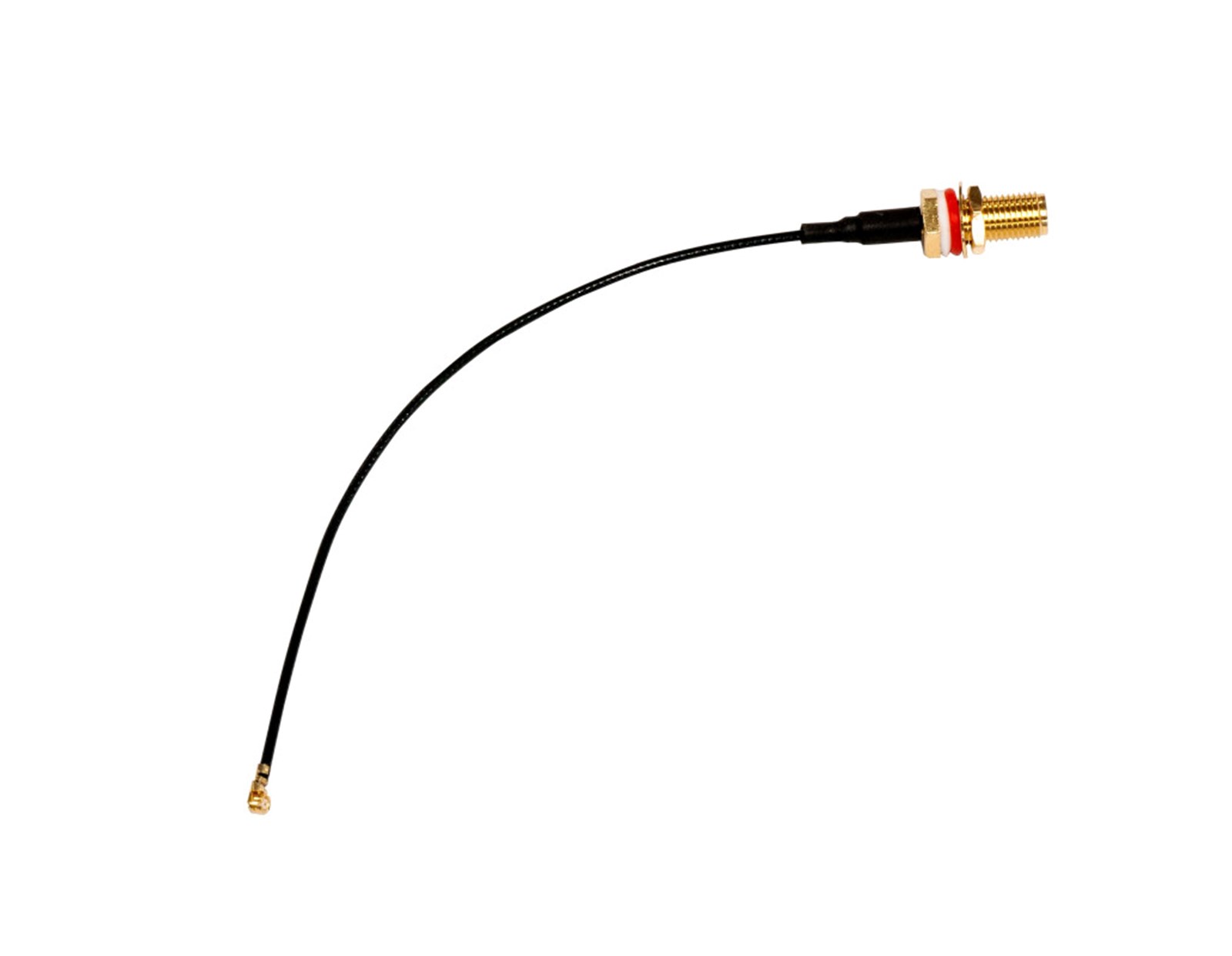 Kabel MIKROTIK U.fl-SMA ženski pigtail za spajanje LTE kartice na vanjsku antenu ACSMAUFL-1