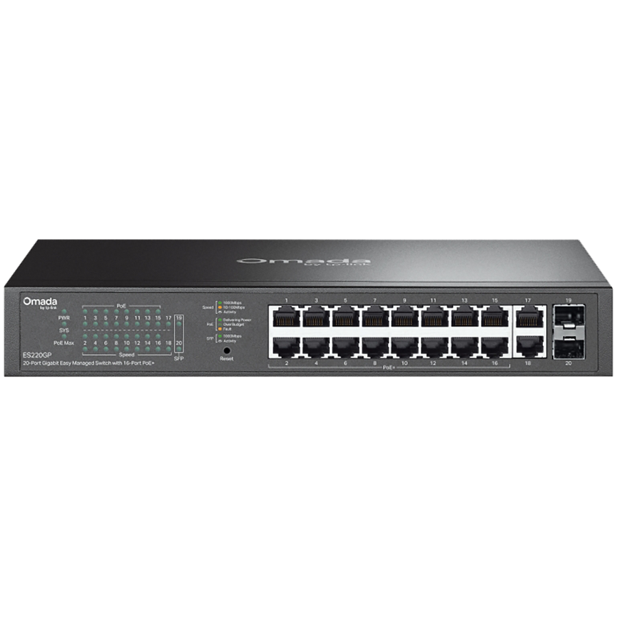 Switch TP-LINK ES220GP (omada, easy managed)-4