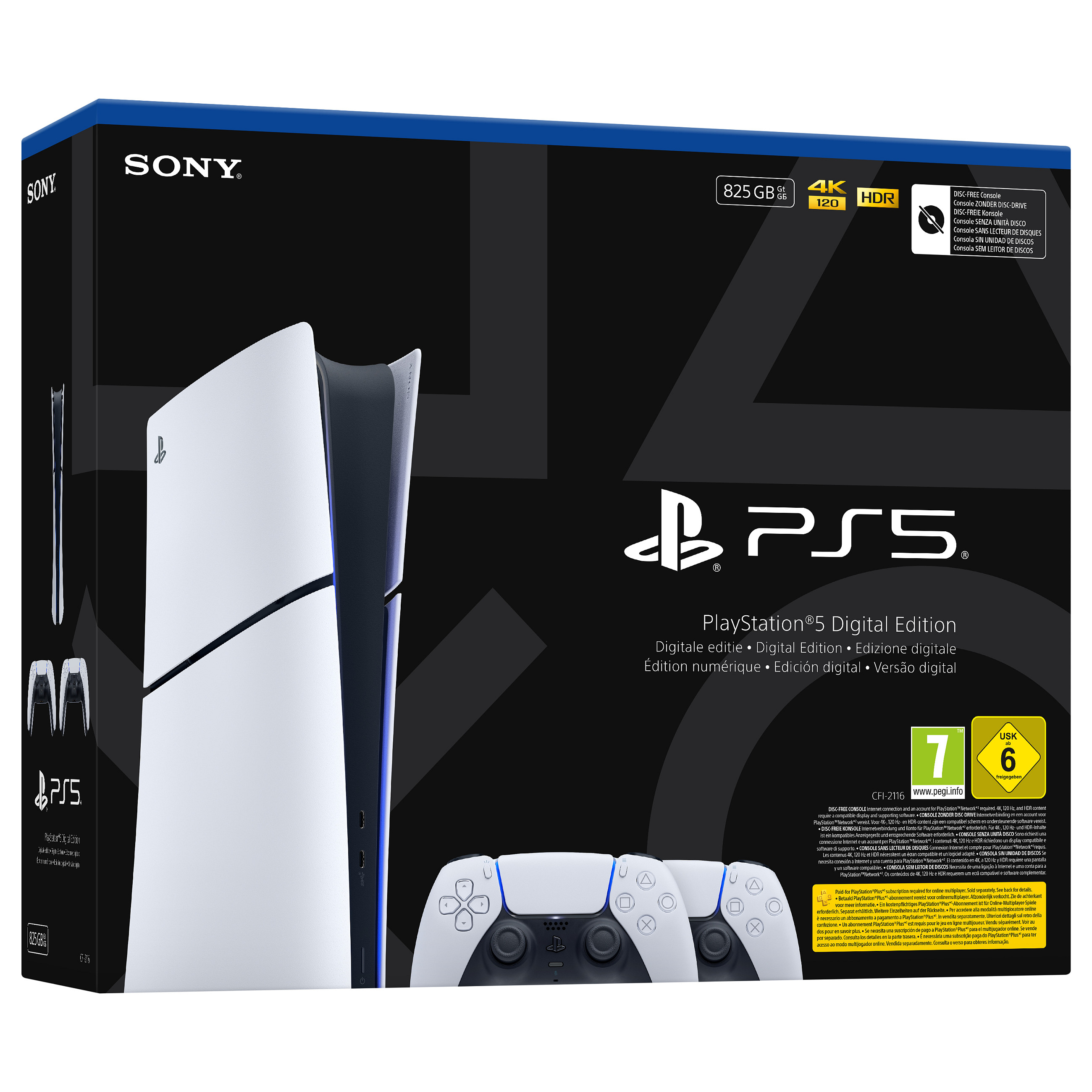 Konzola SONY Playstation 5 Slim (digital edition, 825 gb ssd)-2