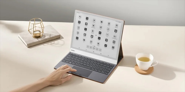 Etui ONYX Note Max / Tab X C (magnetsko, s tipkovnicom, smeđa boja)-5