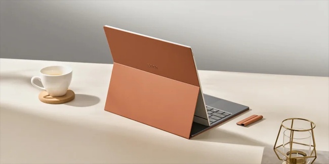Etui ONYX Note Max / Tab X C (magnetsko, s tipkovnicom, smeđa boja)-3