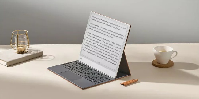 Etui ONYX Note Max / Tab X C (magnetsko, s tipkovnicom, smeđa boja)-6