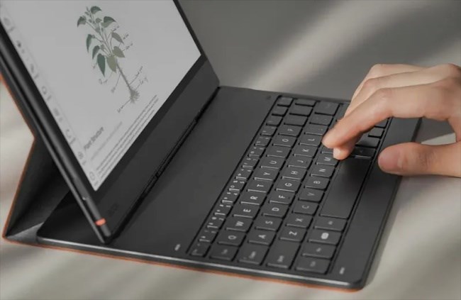 Etui s tipkovnicom ONYX Note Air 5 C (magnetski, smeđa boja)-5
