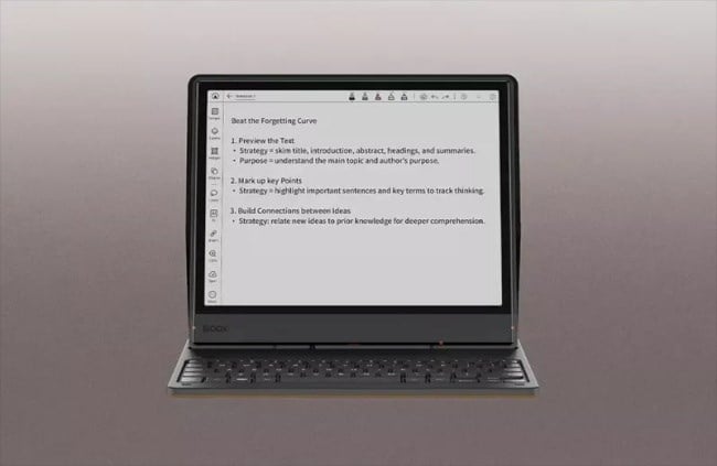Etui s tipkovnicom ONYX Note Air 5 C (magnetski, smeđa boja)-3