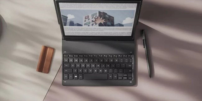 Etui s tipkovnicom ONYX Note Air 5 C (magnetski, smeđa boja)-4