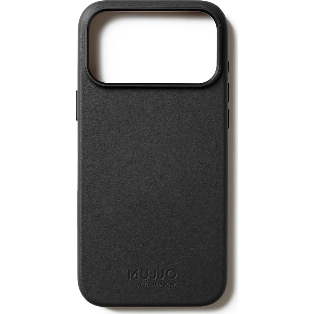 Maska MUJJO Full Leather Case (za iPhone 17 Pro Max, crna)