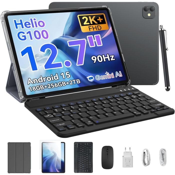 Tablet BLACKVIEW LINK 8 (12.7" 2K, 6GB/256GB, sivi, set s tipkovnicom i mišem)-2