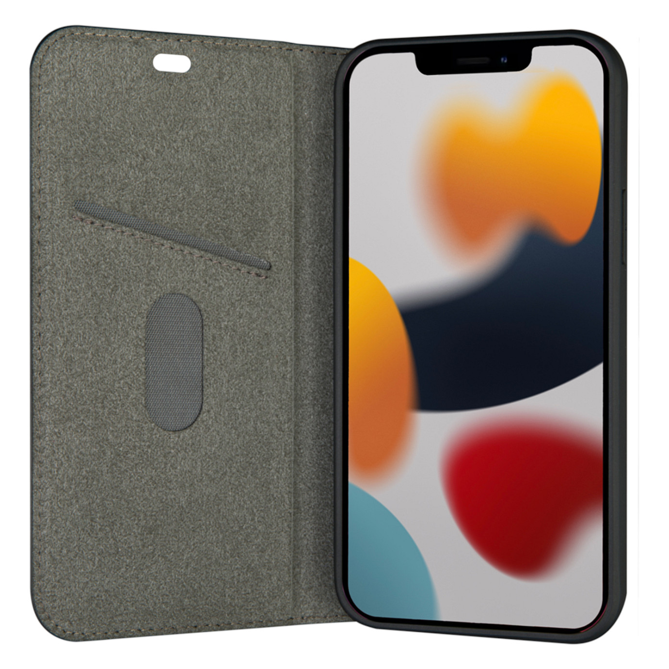 Futrola DBRAMANTE1928 Flip (za apple iphone 13 pro max, reciklirana umjetna koža, crna)-0