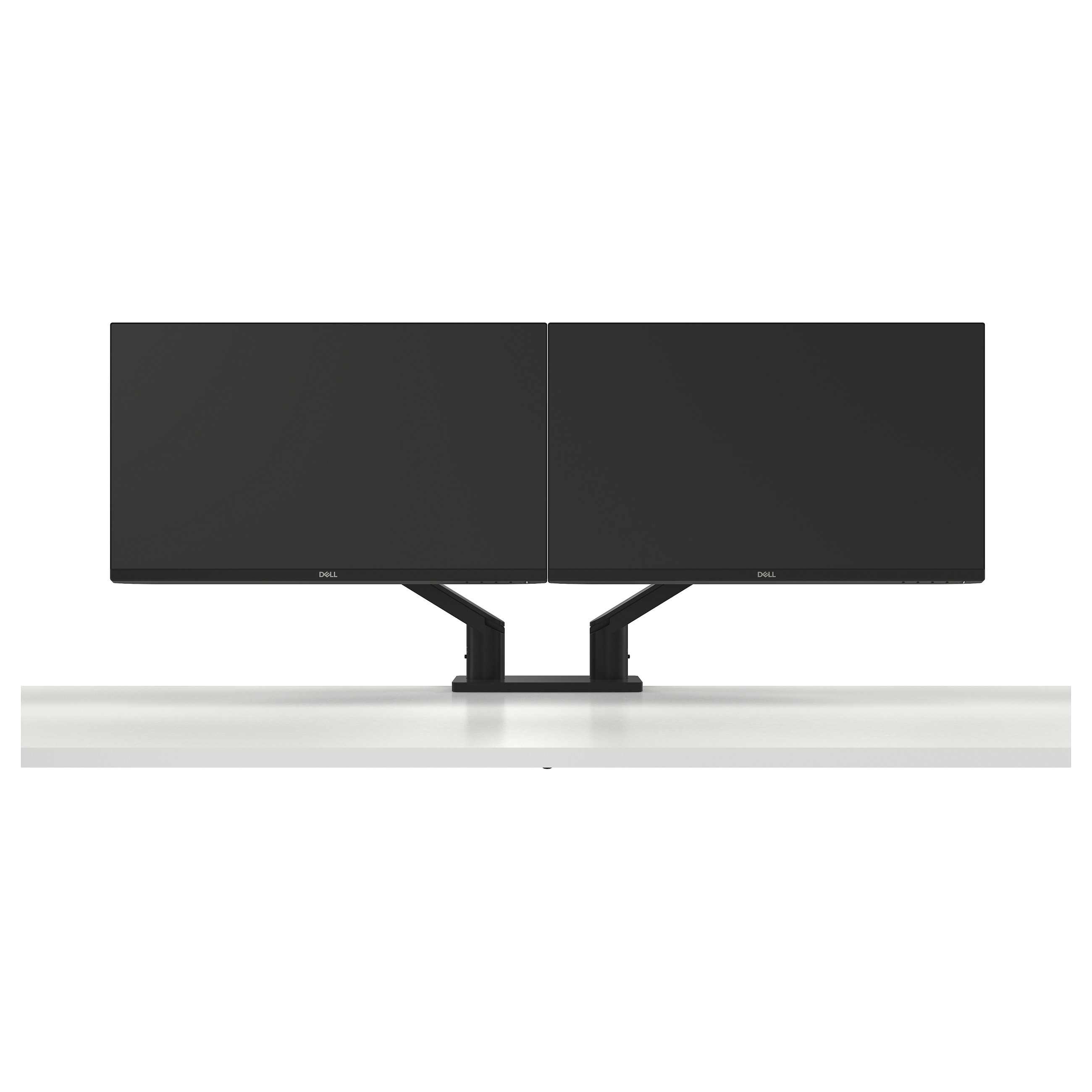 Stolni nosač za monitor DELL MDA20 (za 2 monitora, crni)-1
