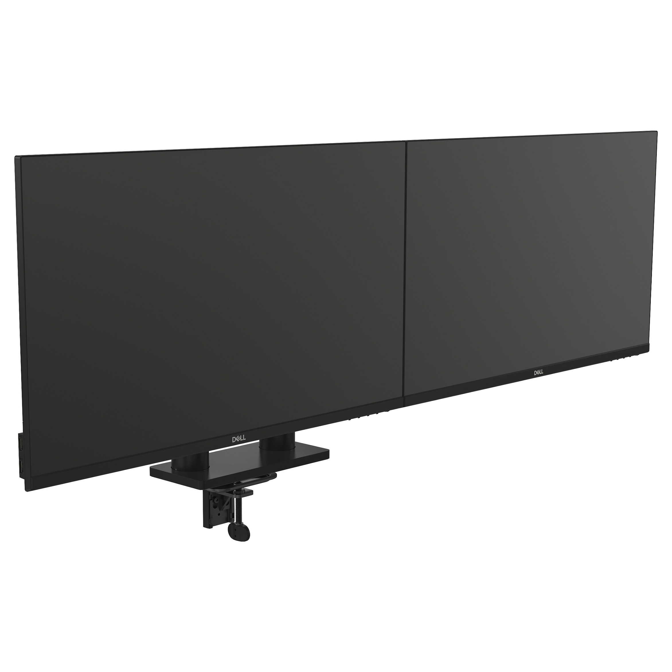 Stolni nosač za monitor DELL MDA20 (za 2 monitora, crni)-3