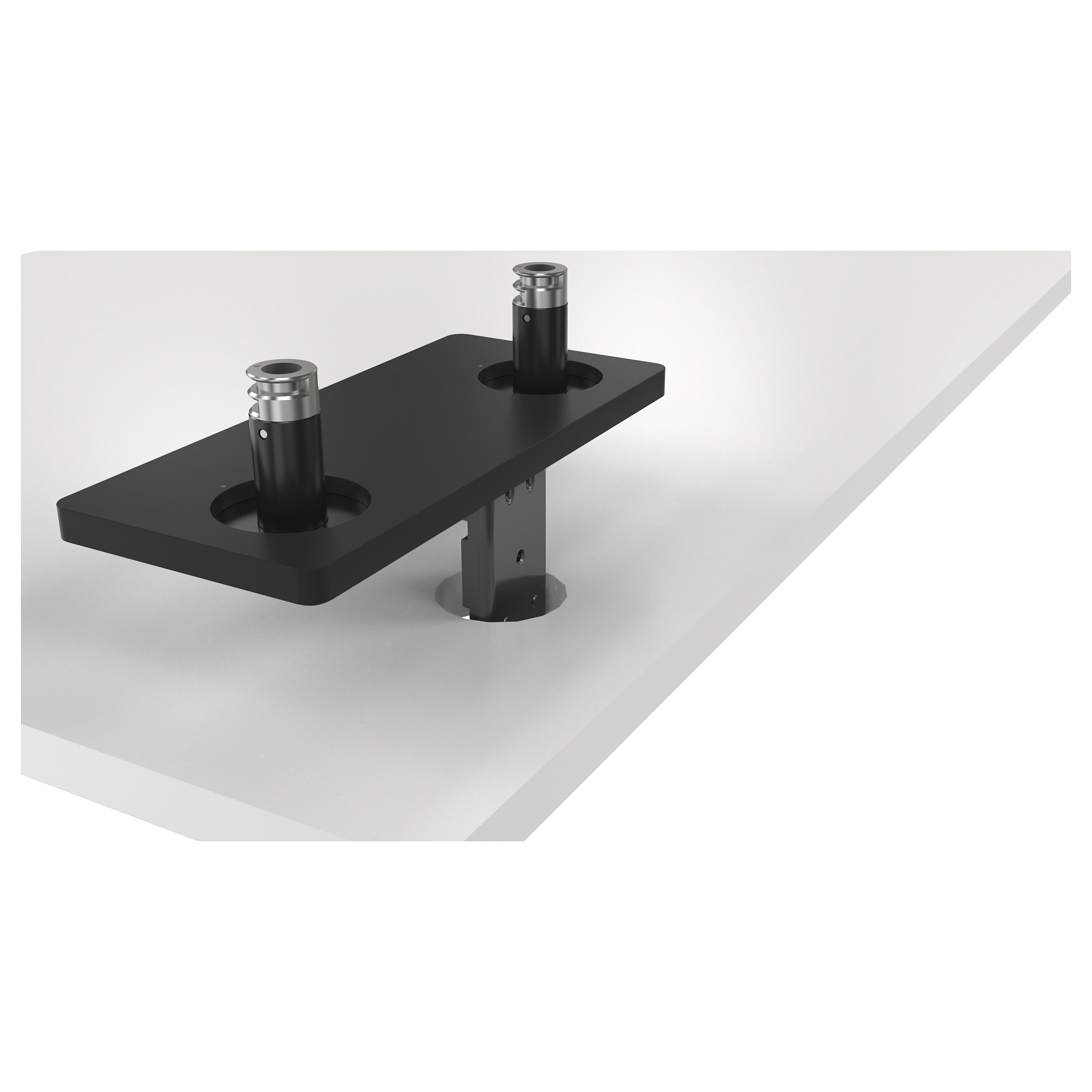 Stolni nosač za monitor DELL MDA20 (za 2 monitora, crni)-7