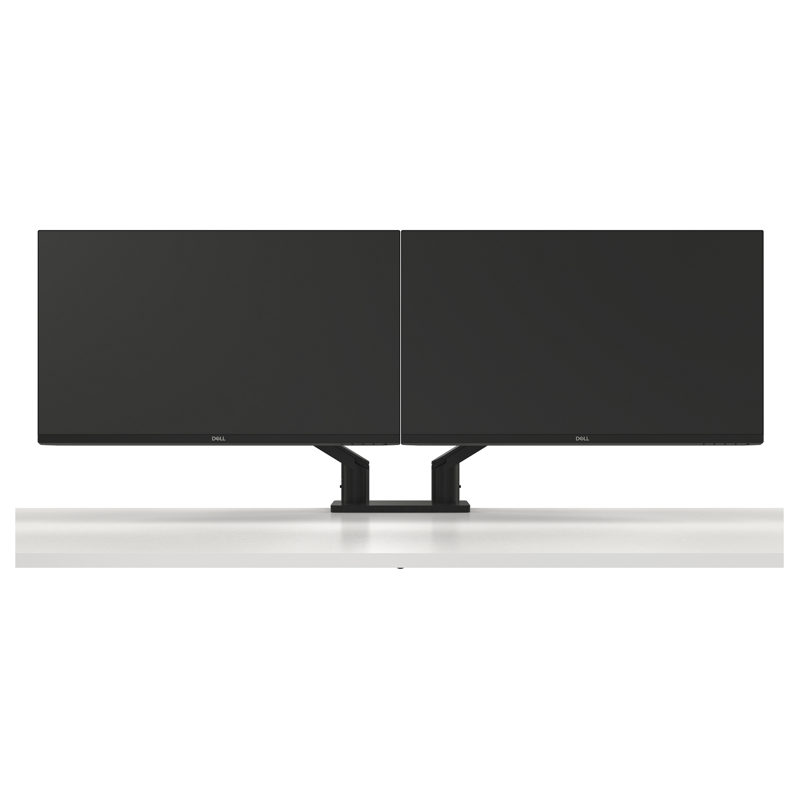 Stolni nosač za monitor DELL MDA20 (za 2 monitora, crni)-11