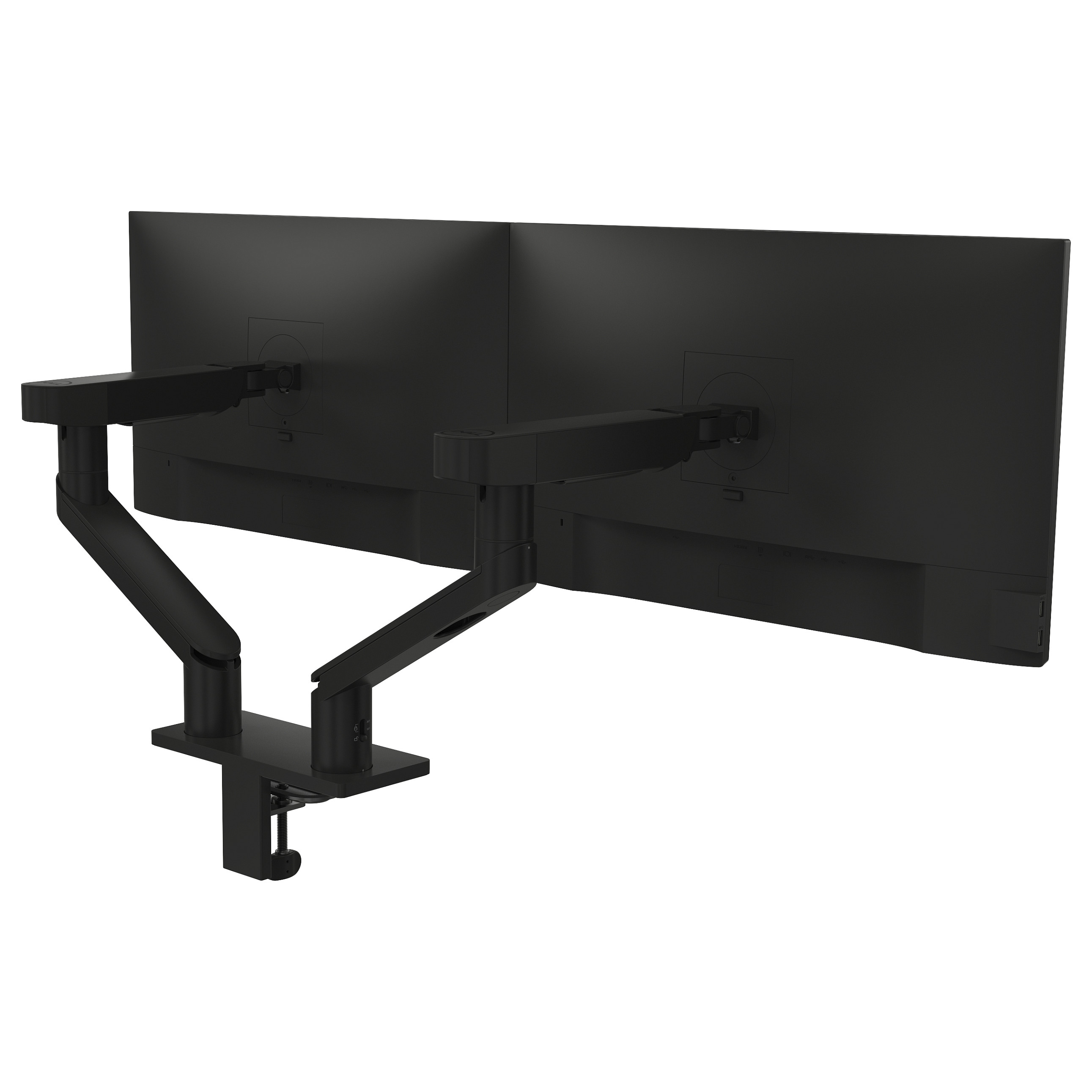 Stolni nosač za monitor DELL MDA20 (za 2 monitora, crni)-13