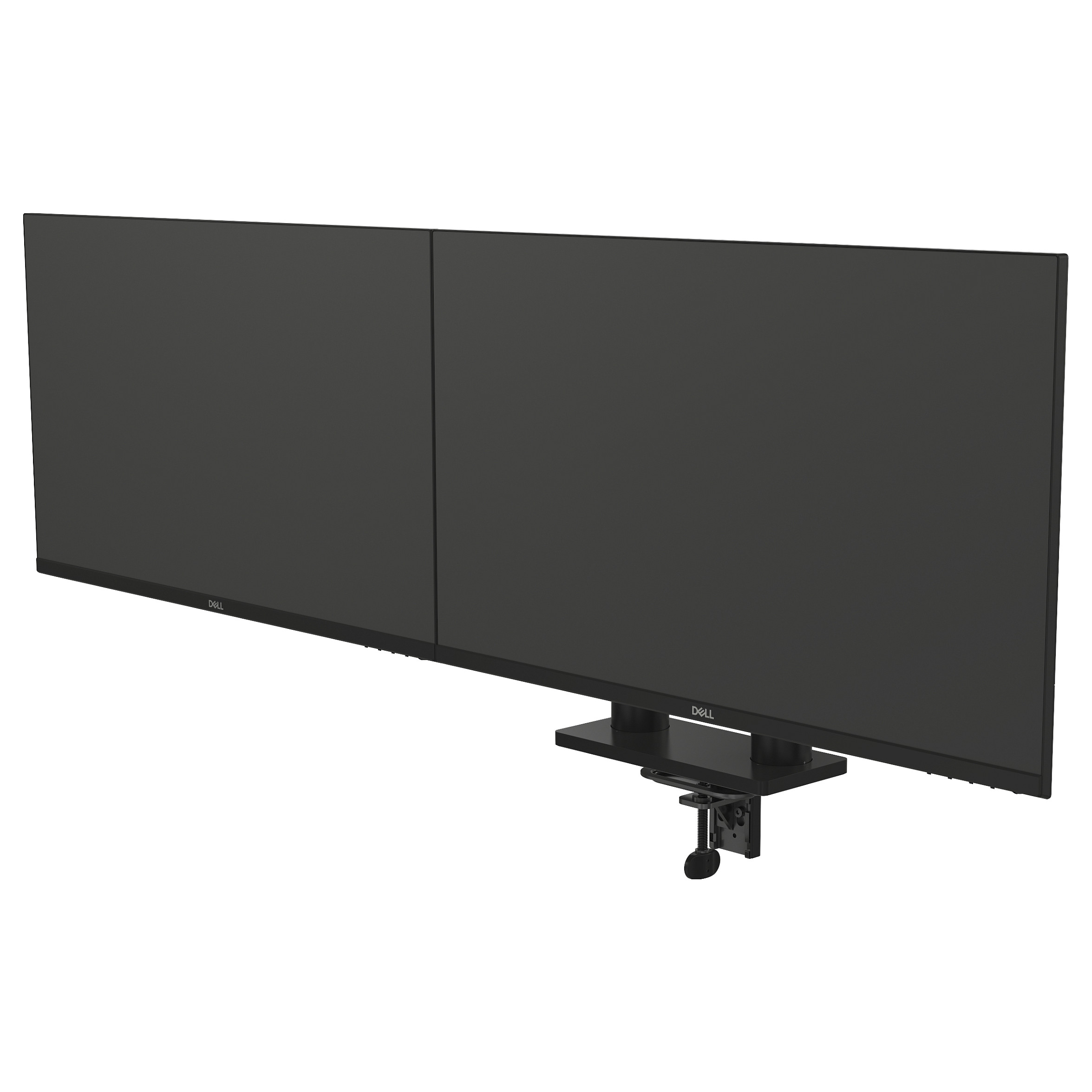 Stolni nosač za monitor DELL MDA20 (za 2 monitora, crni)-15