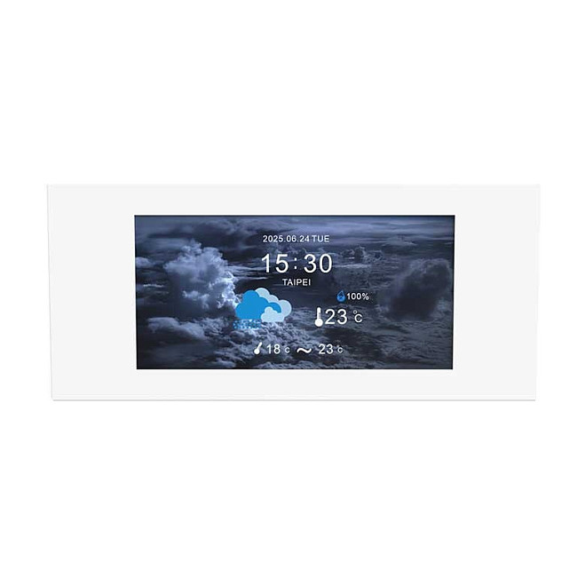 LCD panel THERMALTAKE 6.0inch for View 600 TG (snow)-1