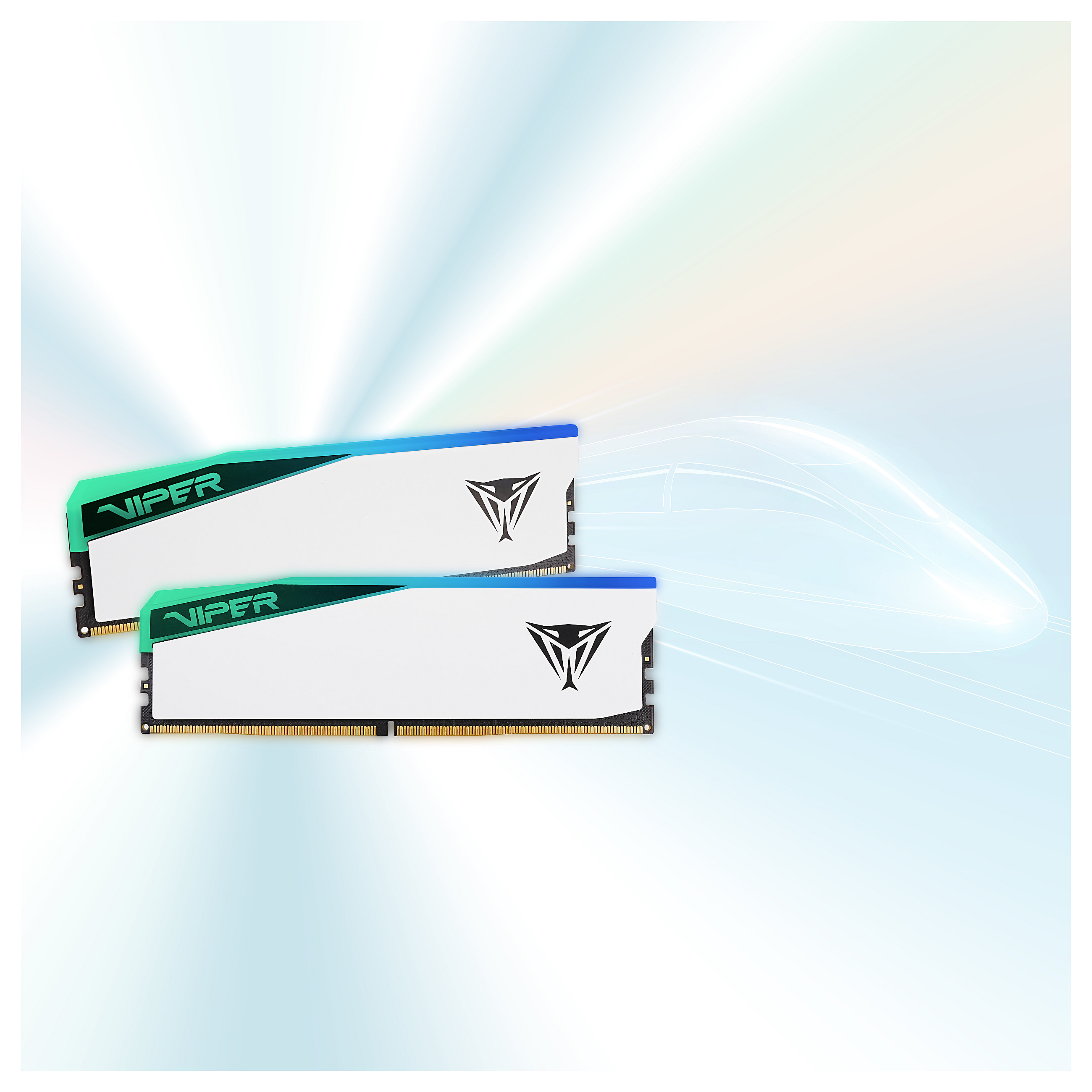 RAM memorija PATRIOT Viper Elite 5 RGB (48gb (2x24gb), ddr5, 6000mhz, rgb, intel xmp, amd expo, bijela) PVER548G60C42KW-6