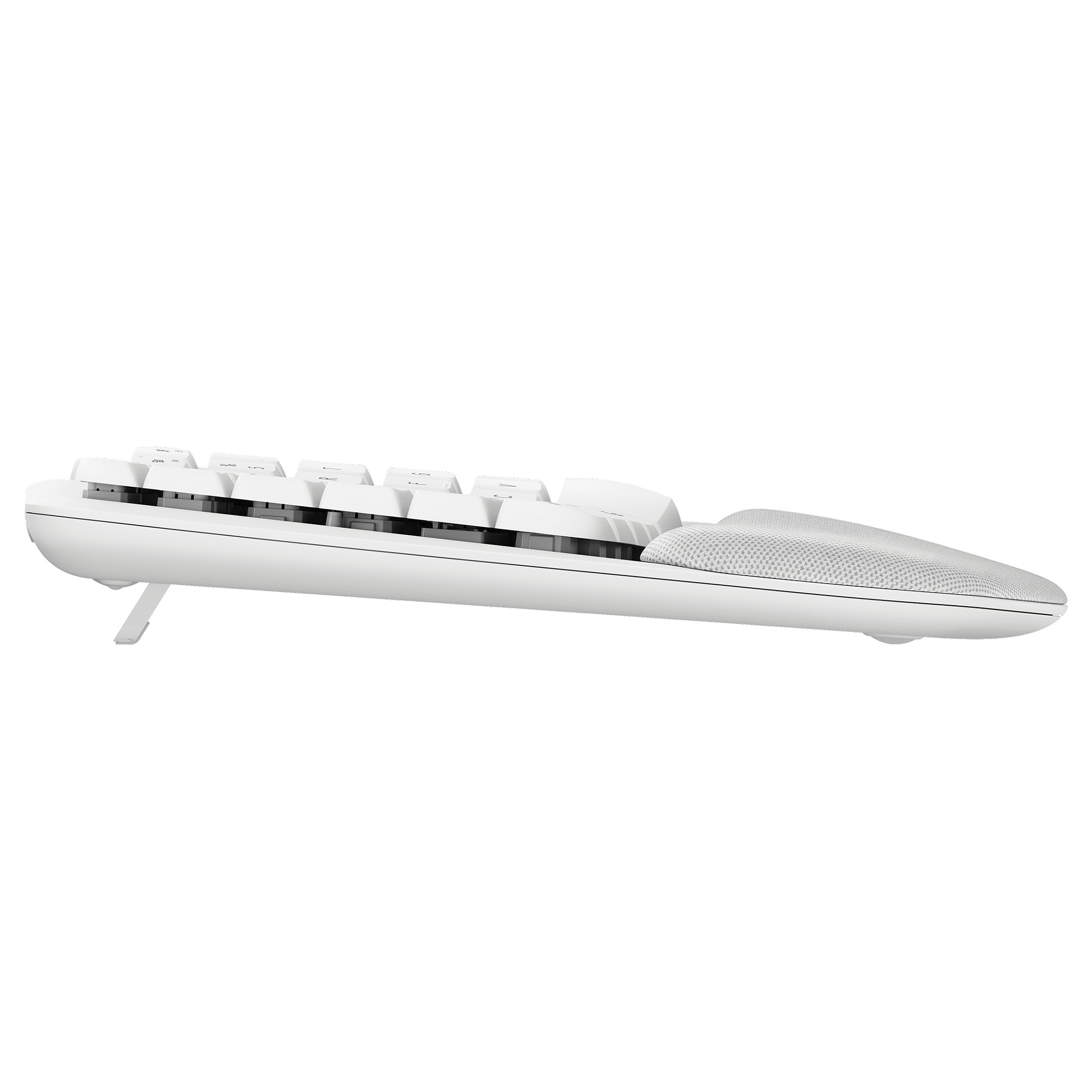 Tipkovnica LOGITECH Wave Keys (bežična, ergonomska, off-white, njemački layout, 2.4GHz, bluetooth)-5