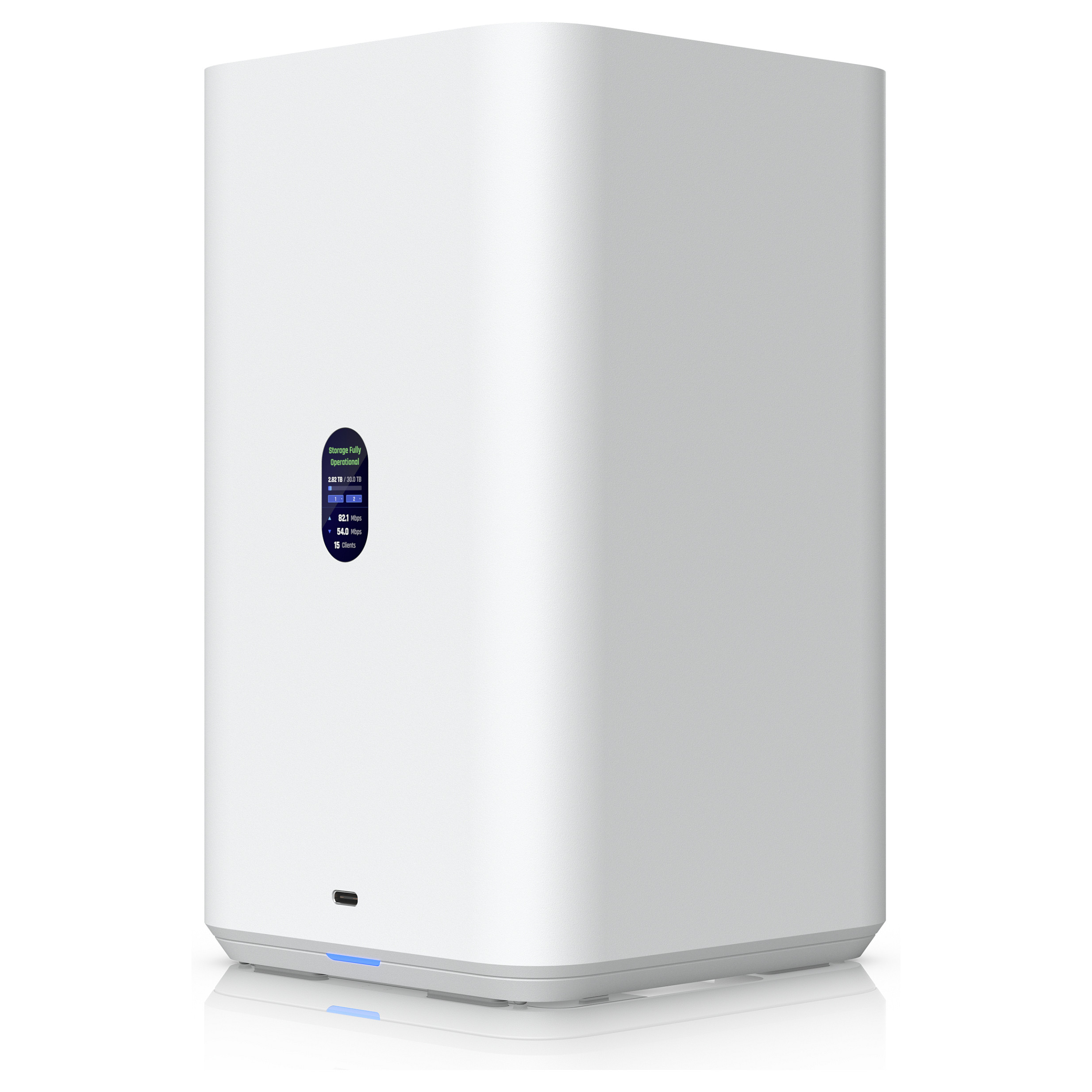 NAS kućište UBIQUITI UNAS-2-W (2-bay, bijela boja)-1