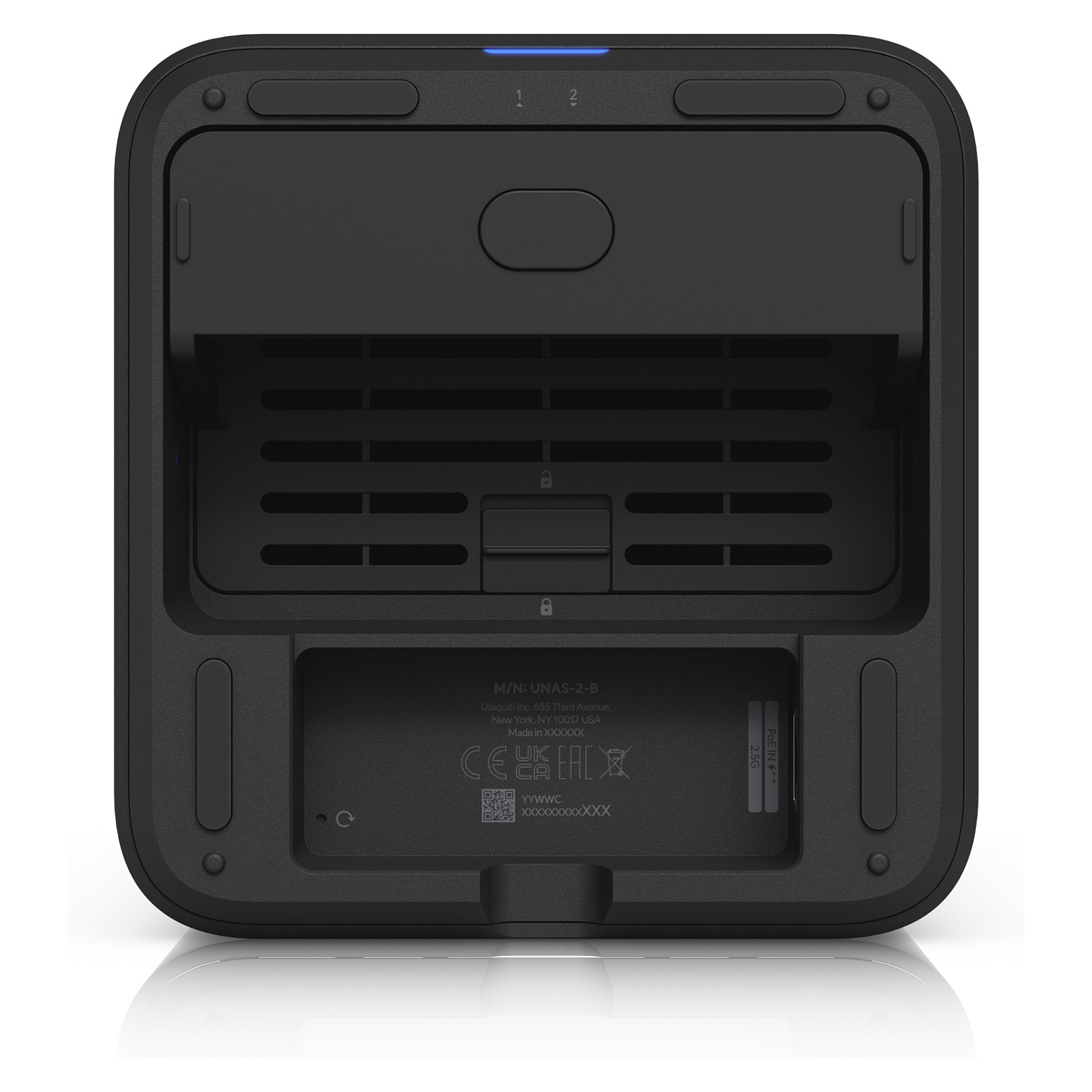 NAS kućište UBIQUITI UNAS-2-B (2-bay, crno)-5