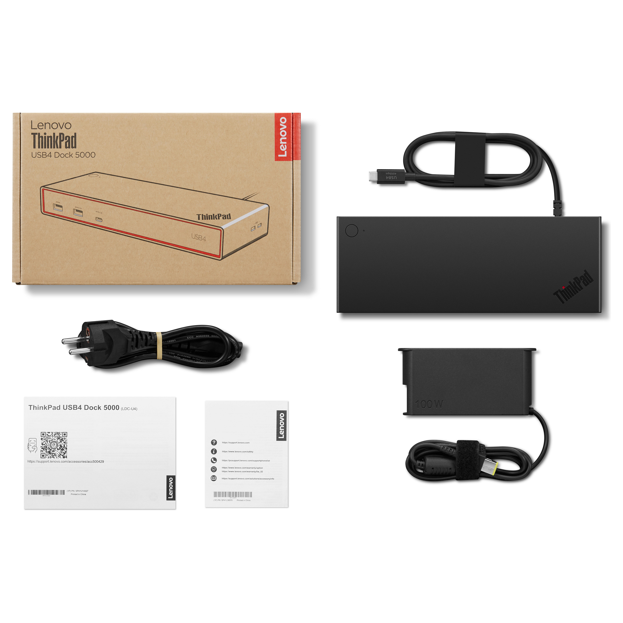 Docking stanica LENOVO ThinkPad USB4 Dock 5000 (2x DP, 1x HDMI, 4x USB-A, 2x USB-C)-5