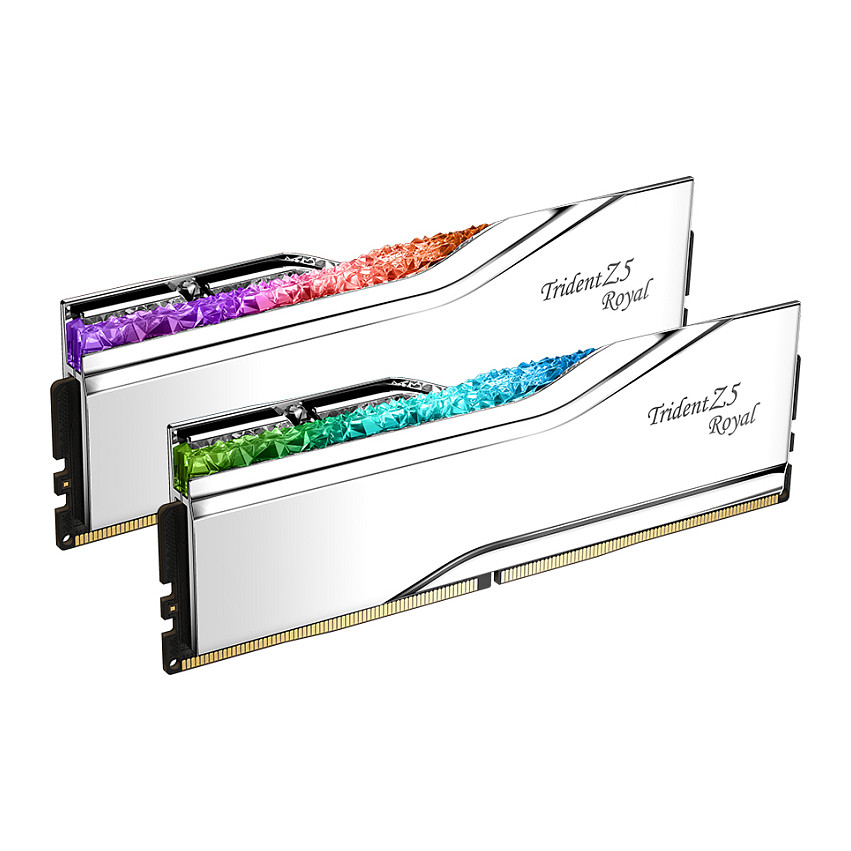 DDR5 memorija G.SKILL Trident Z5 RGB 32GB (2x16GB) 6800MHz CL34, srebrna boja-2