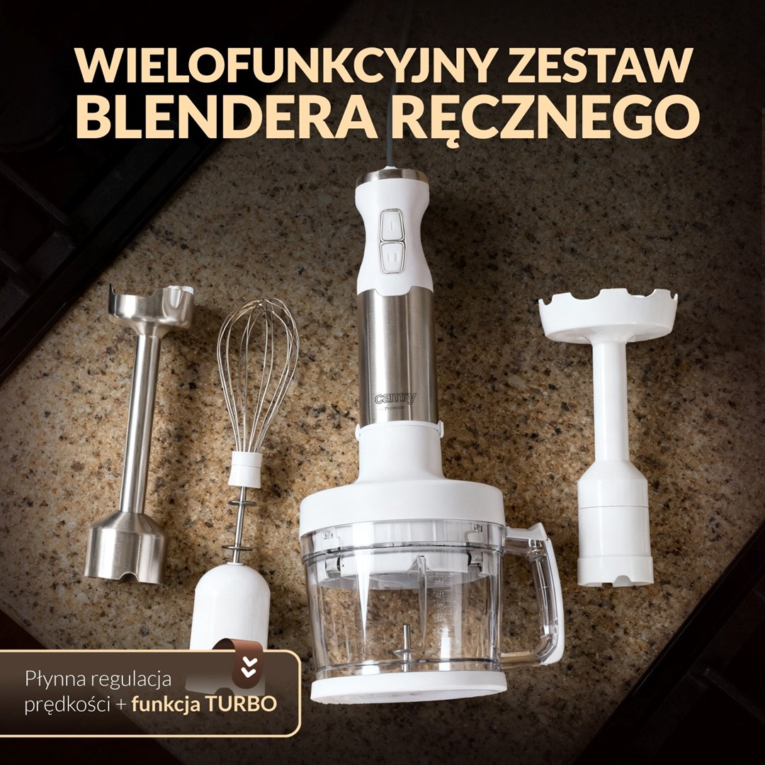 Set štapni mikser CAMRY CR 4623 (1600 w, bijela boja)-12