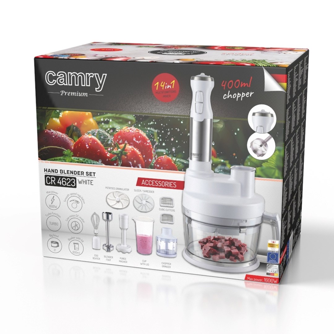 Set štapni mikser CAMRY CR 4623 (1600 w, bijela boja)-18