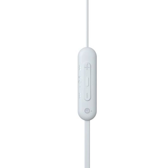 Slušalice SONY WI-C100 BT, WIC100W.CE7, In-Ear, Bluetooth, bijele-4