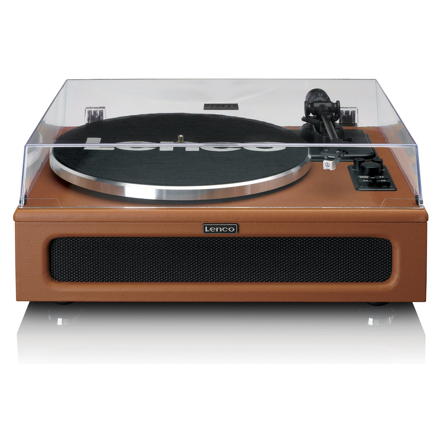 Gramofon LENCO LS-430 (4 zvučnika, bluetooth, smeđi)-1