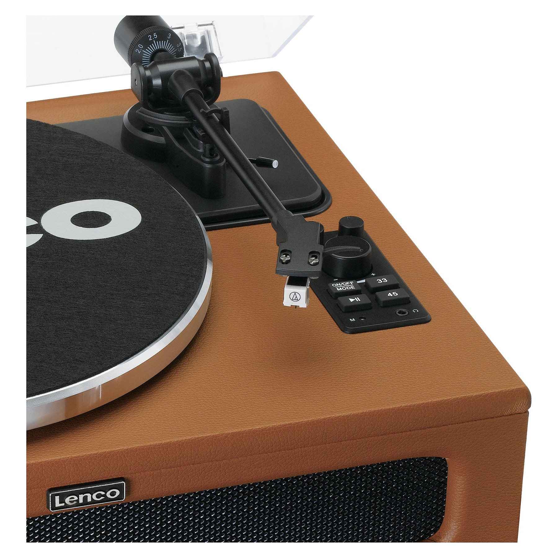Gramofon LENCO LS-430 (4 zvučnika, bluetooth, smeđi)-16