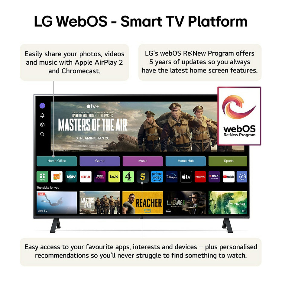 TV LG NanoCell 55NANO82T6B webOS 24 (139 cm, 4K UHD, HDR10 Pro, AI Sound Pro, Smart TV)-24