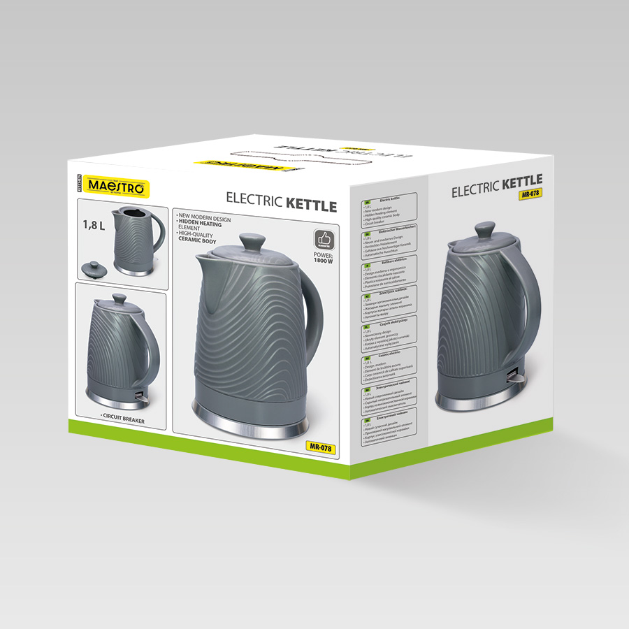 Kuhalo za vodu MAESTRO MR-078 (1,8l, 1800W)-7