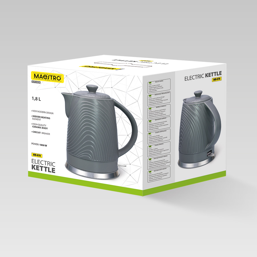 Kuhalo za vodu MAESTRO MR-078 (1,8l, 1800W)-6