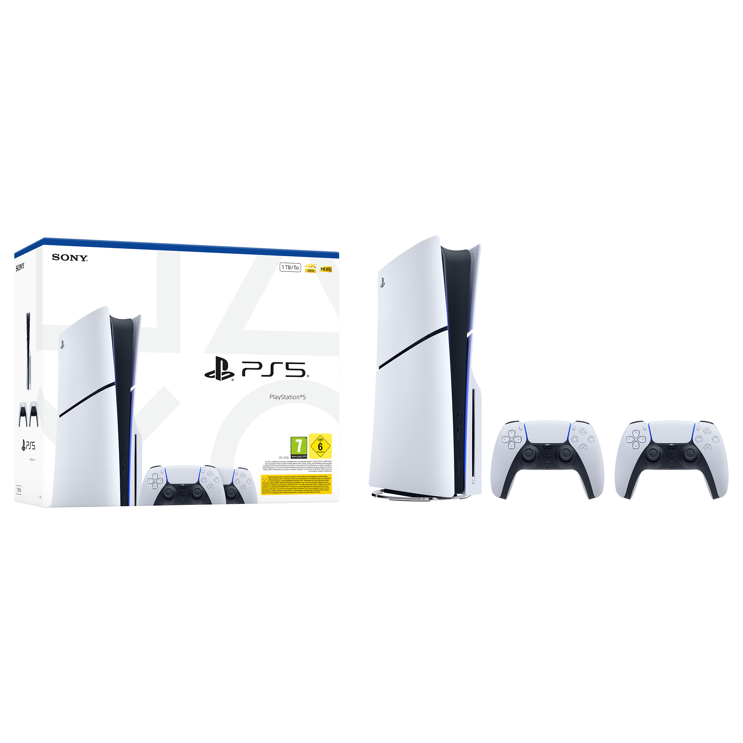Igraća konzola SONY PlayStation 5 (Disc Edition, dodatni DualSense kontroler)