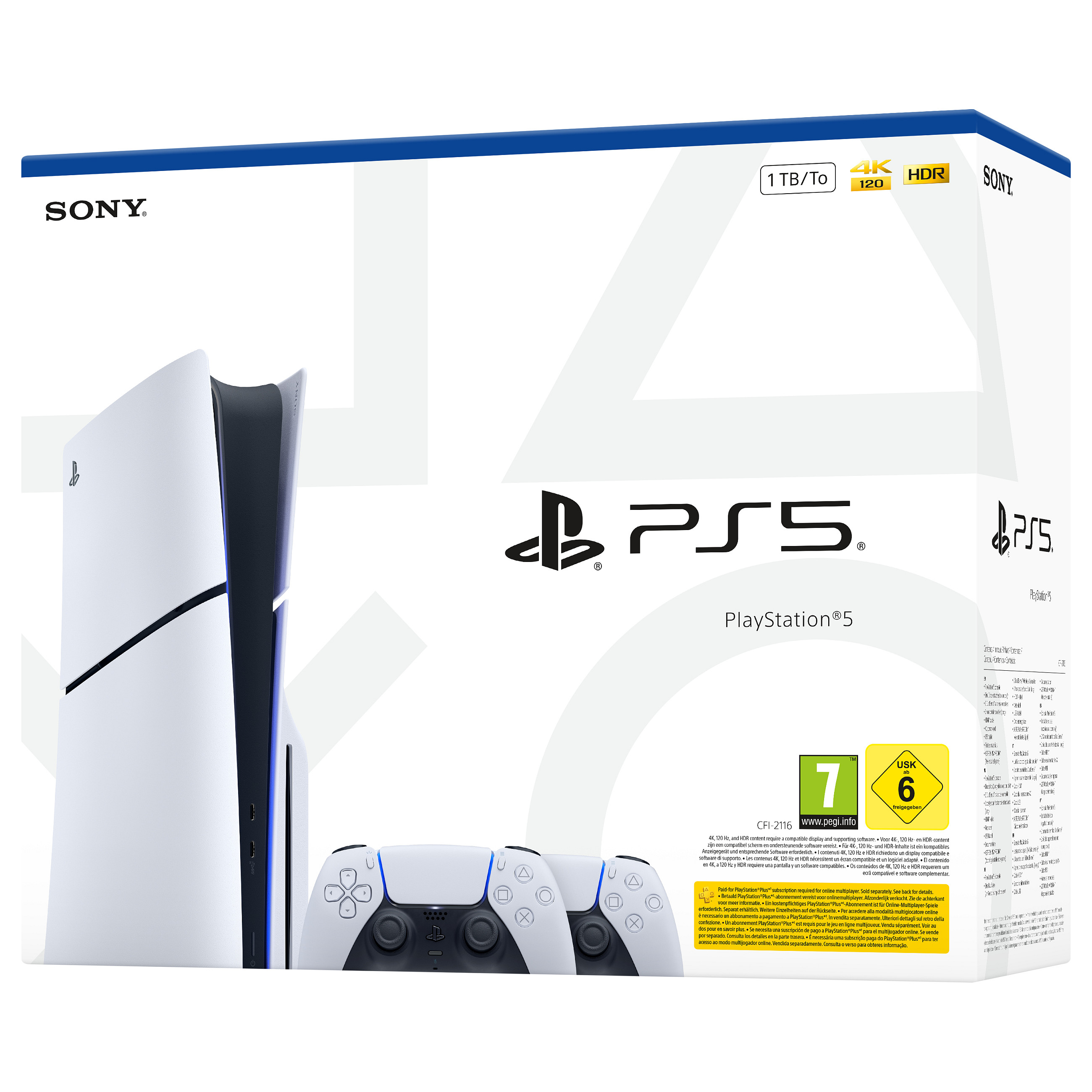 Igraća konzola SONY PlayStation 5 (Disc Edition, dodatni DualSense kontroler)-1