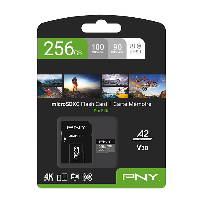 Memorijska kartica PNY Pro Elite (256gb, microsdxc, r100mb/s, w90mb/s)-3