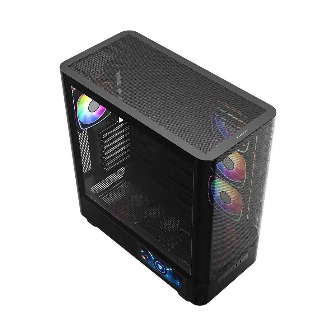 Kućište za računalo MODECOM Volcano AQ 400 ARGB (MIDI Tower, ARGB, Crno)-9