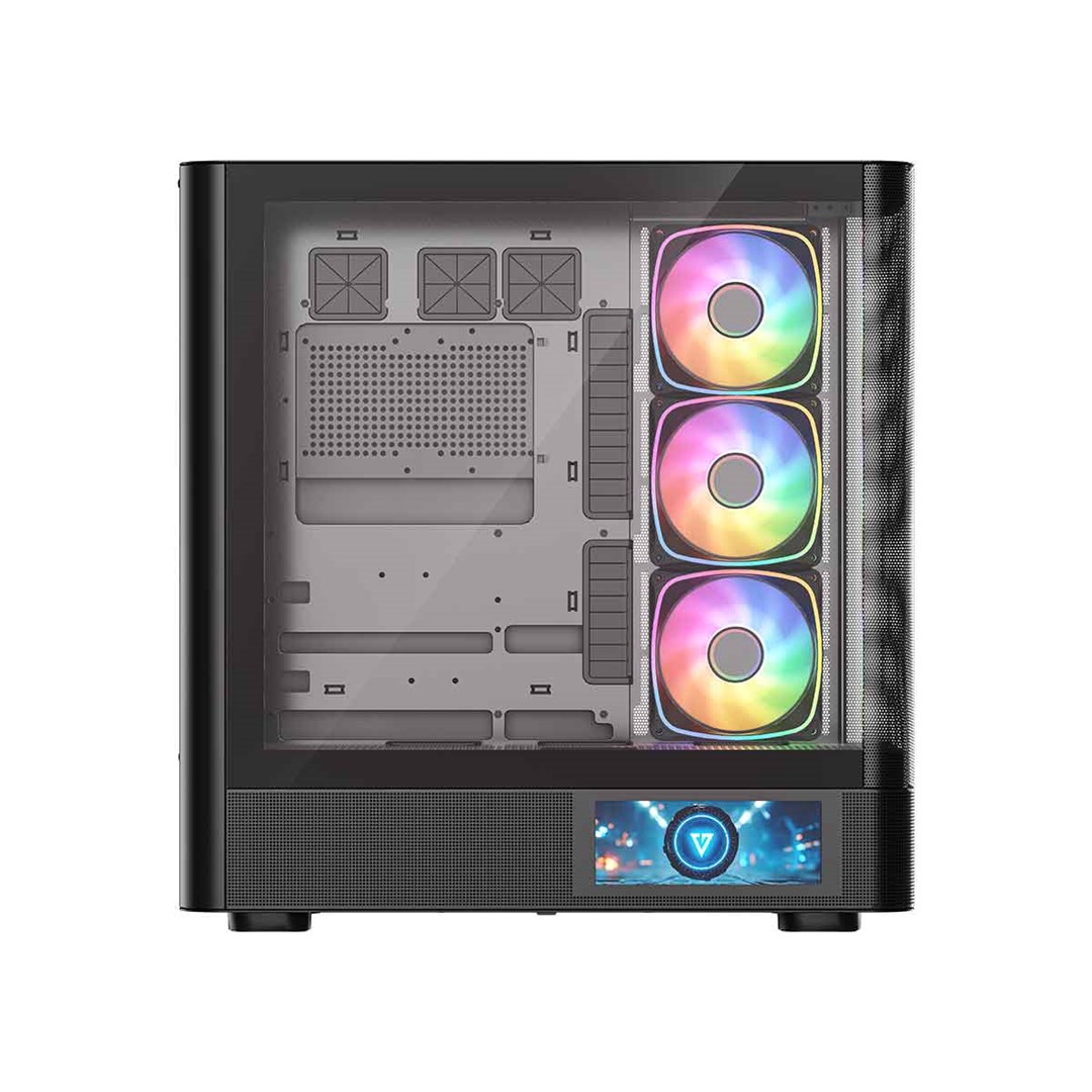 Kućište za računalo MODECOM Volcano AQ 400 ARGB (MIDI Tower, ARGB, Crno)-12