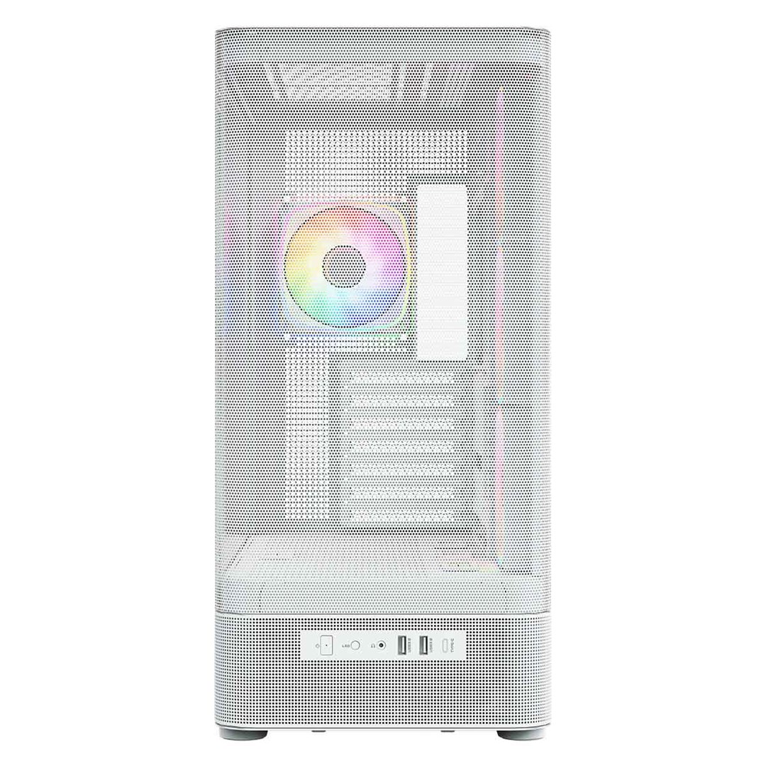 Kućište za računalo MODECOM Volcano AQ 400 ARGB (Midi Tower, 4x 120mm ARGB ventilatora, kaljeno staklo) Bijelo-6