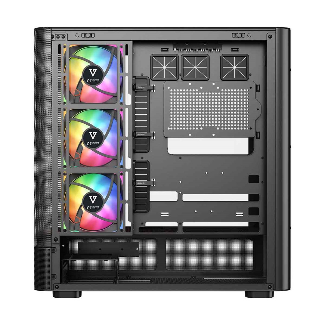 Kućište MODECOM Volcano AQ 500 ARGB (Midi Tower, ATX, 4x 120mm ARGB ventilatora, kaljeno staklo)-11