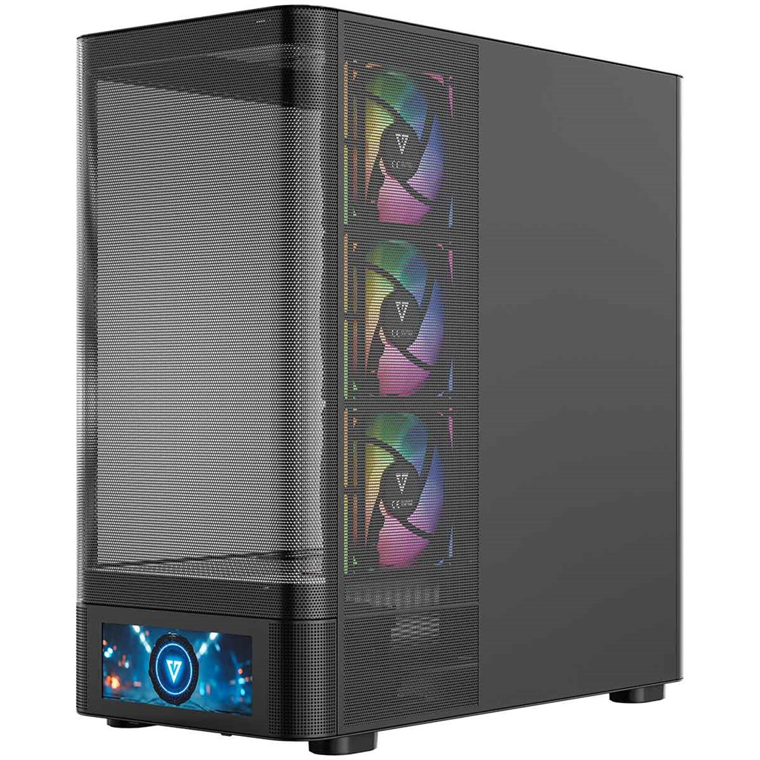 Kućište MODECOM Volcano AQ 500 ARGB (Midi Tower, ATX, 4x 120mm ARGB ventilatora, kaljeno staklo)-6