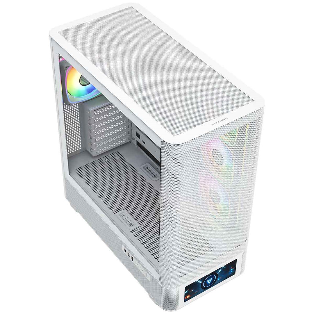 Kućište za računalo MODECOM VOLCANO AQ 500 (ARGB, Midi Tower, Bijelo)-5