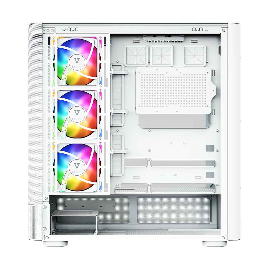 Kućište za računalo MODECOM VOLCANO AQ 500 (ARGB, Midi Tower, Bijelo)-13