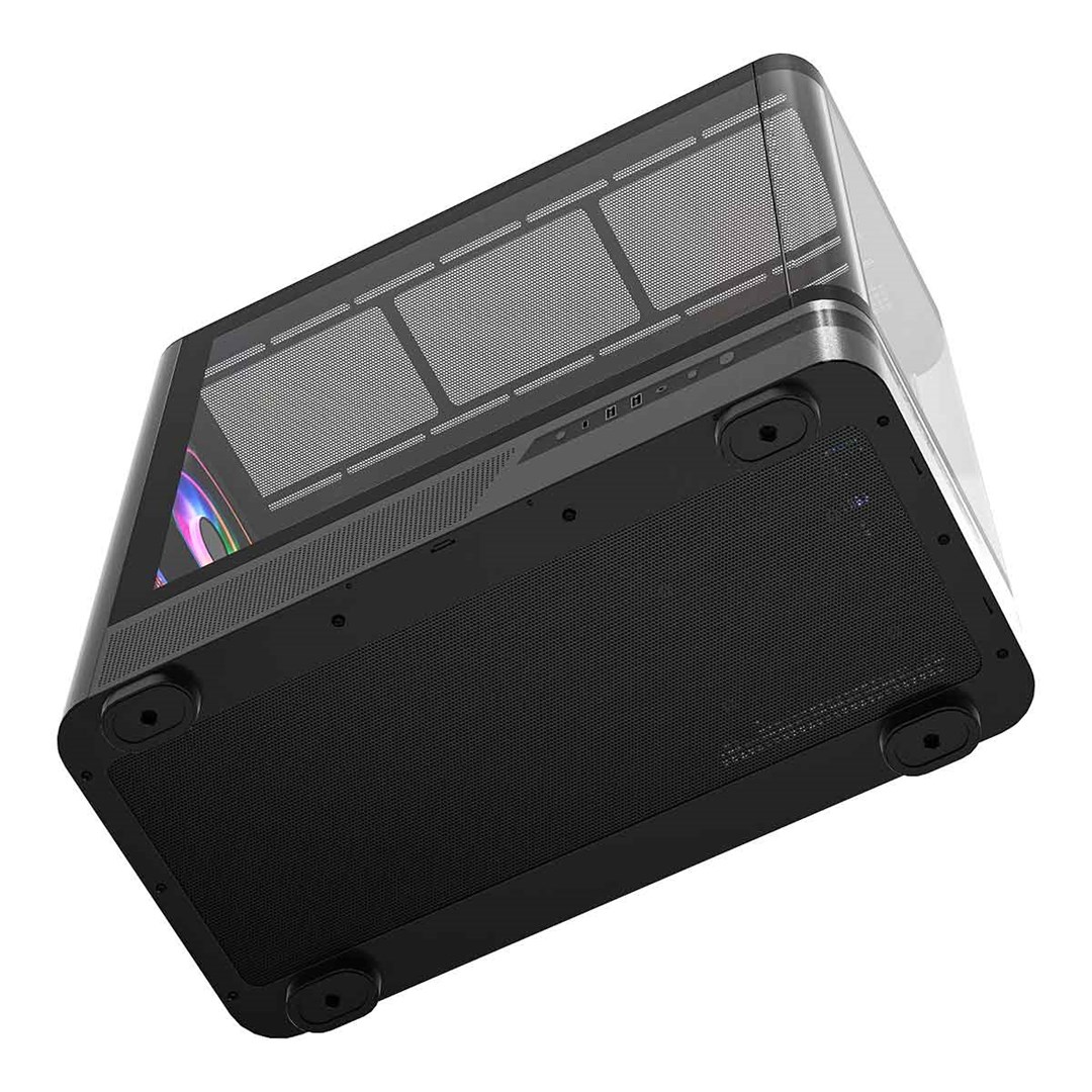 PC Kućište MODECOM VOLCANO AQ 200 (ARGB, Midi Tower, Kaljeno Staklo, Crno)-11