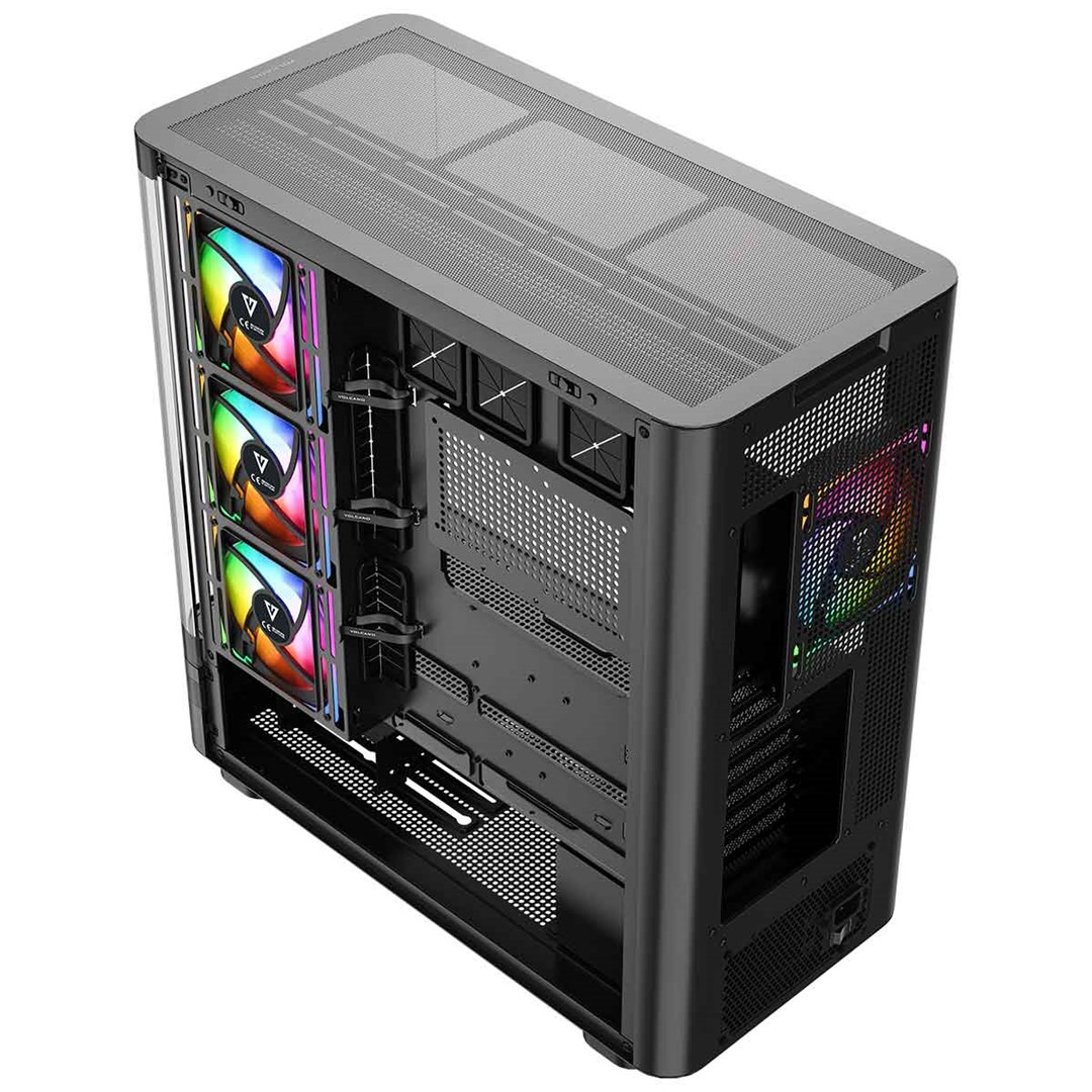 PC Kućište MODECOM VOLCANO AQ 200 (ARGB, Midi Tower, Kaljeno Staklo, Crno)-7